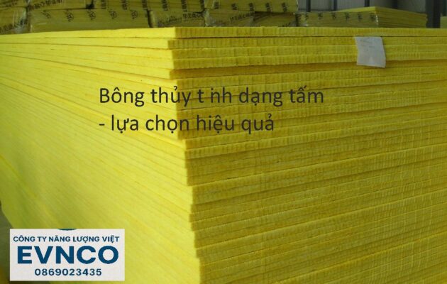 Sử dụng tấm bông thủy tinh bảo ôn cho mọi công trình nhà ở và công nghiệp.